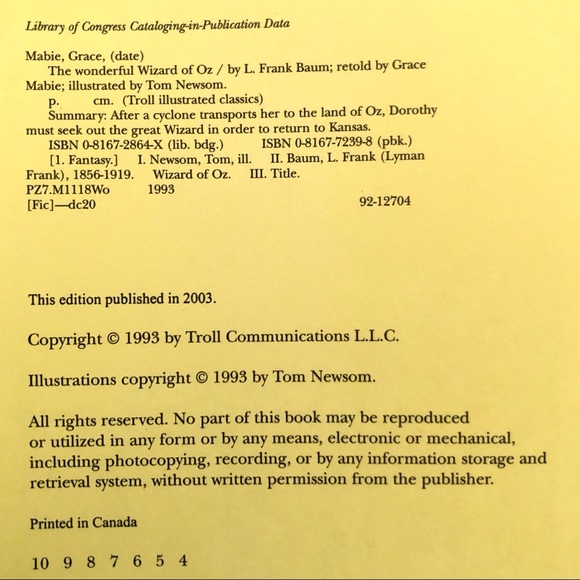 THE WONDERFUL WIZARD OF OZ - Picture 2 of 16